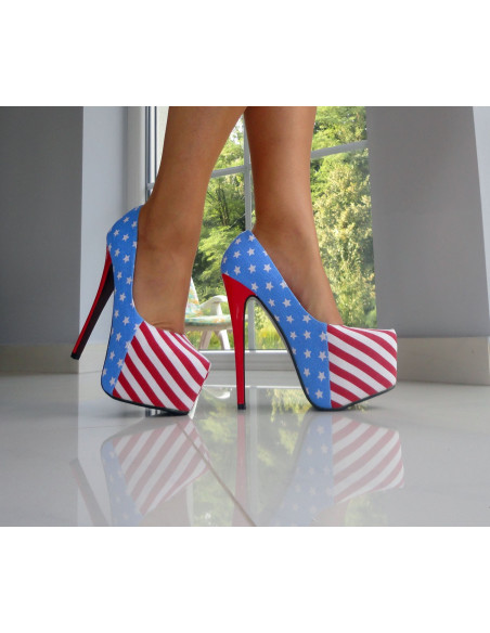 SZPILKI WYSOKIE USA KOTURNY