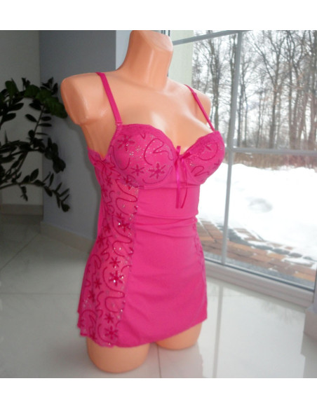 NIGHTDRESS PINK FITTED