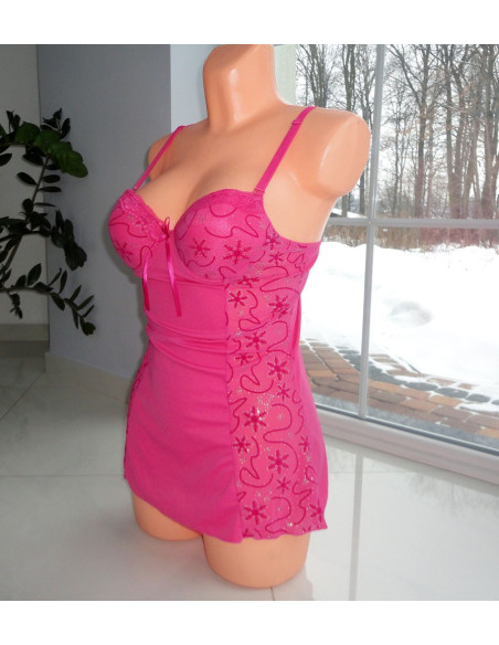 NIGHTDRESS PINK FITTED