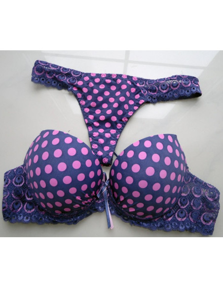 SPODNÍ PRÁDLO SADA PINK POLKA DOT STRUNS