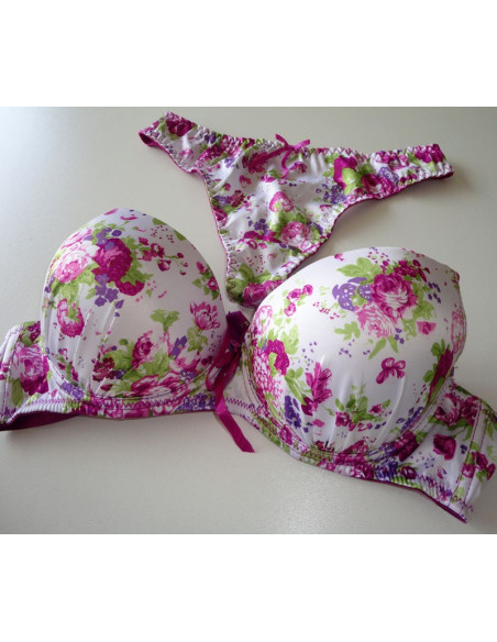 SADA PURPLE SATIN STRING UNDERWEAR