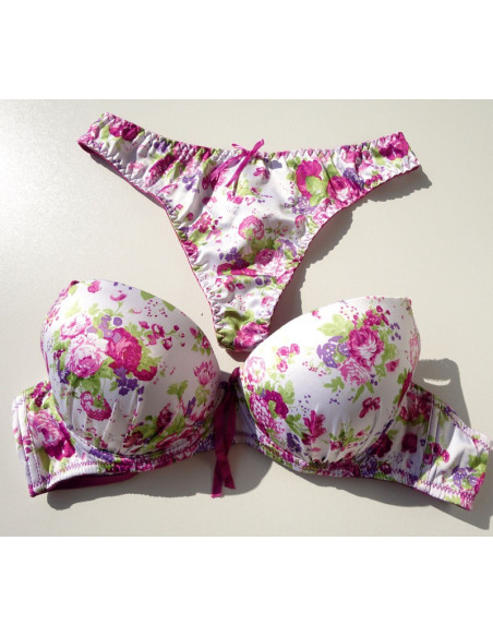 SADA PURPLE SATIN STRING UNDERWEAR