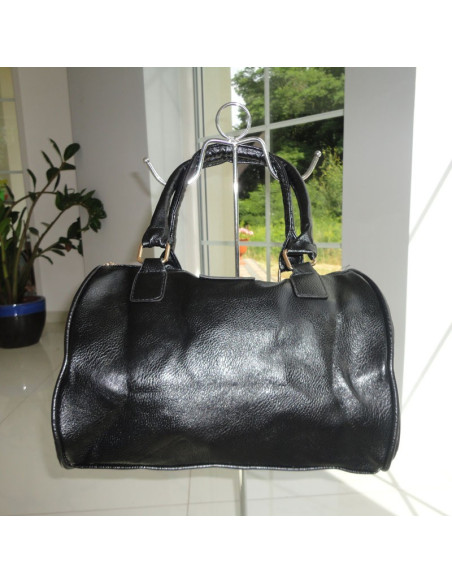 SAC SAC TRONC BLANC NOIR CHÈQUE - 3