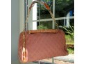 HANDBAG BROWN QUILTED TO THE HAND - 3