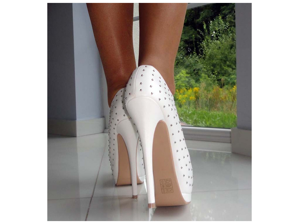 TOCURI CIZMĂ CIZME PLATFORME ALBE PLATFORME CU BĂTUI - 4