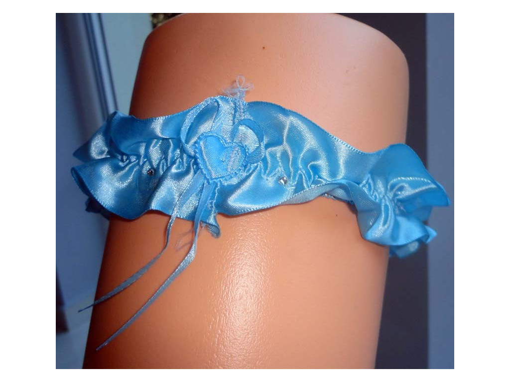 BLUE GARTER WIDE BRIDAL WEDDING - 3