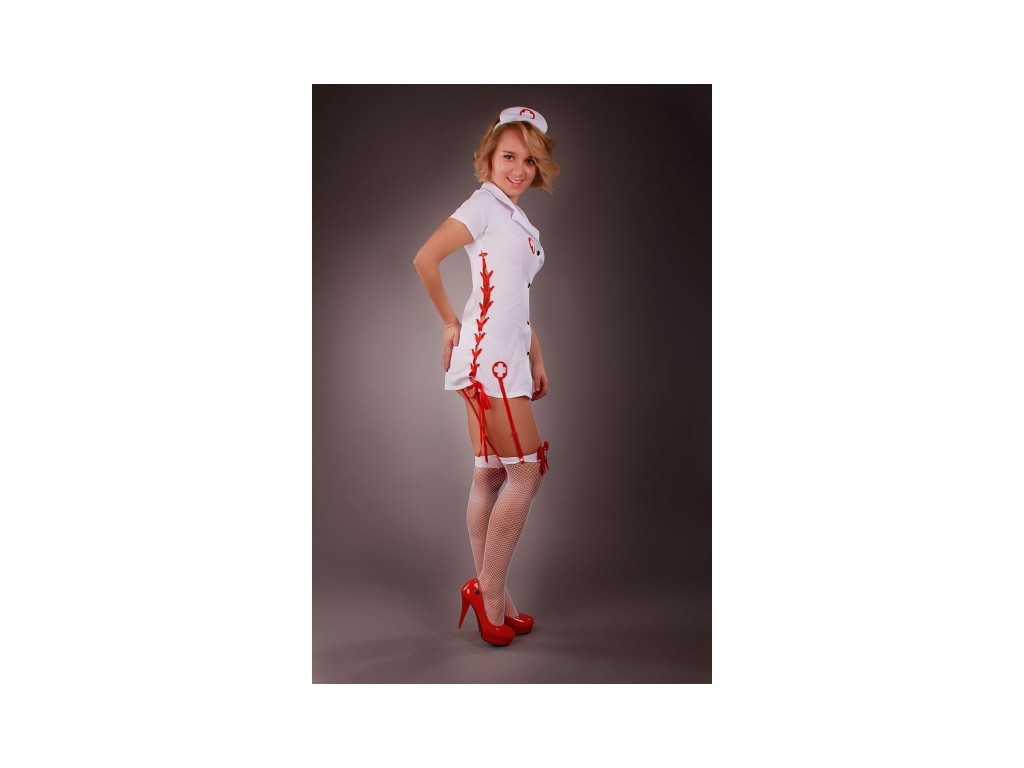 PIELEGNIARKA SEXI ZESTAW FARTUSZEK PREZENT - 2
