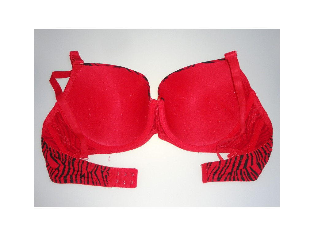 ROTER ZEBRA-BH VERSTEIFTER BH - 3