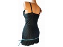 PUSH-UP RIBBON NIGHTDRESS MODRÁ - 2