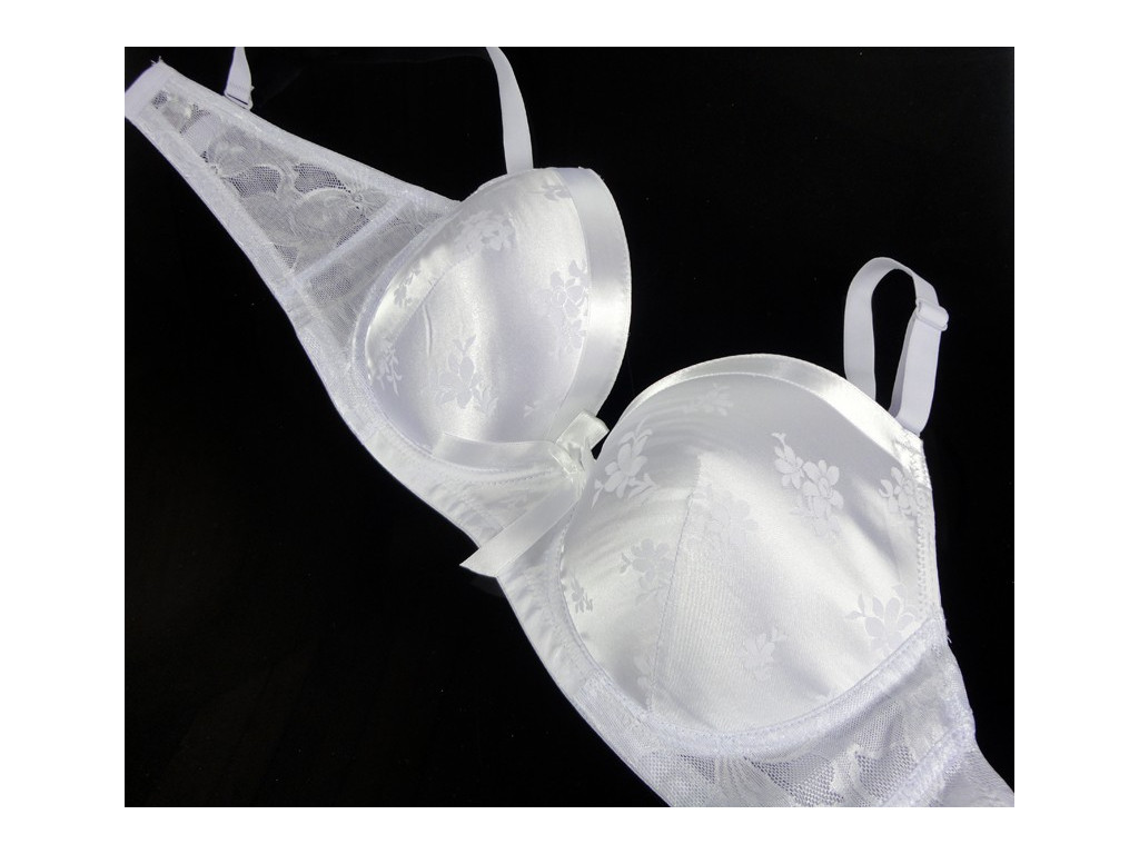 WHITE BUST MAGNIFYING BRA  - 2