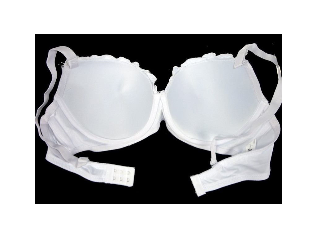 WHITE SEQUINS MODELLING BRA - 3
