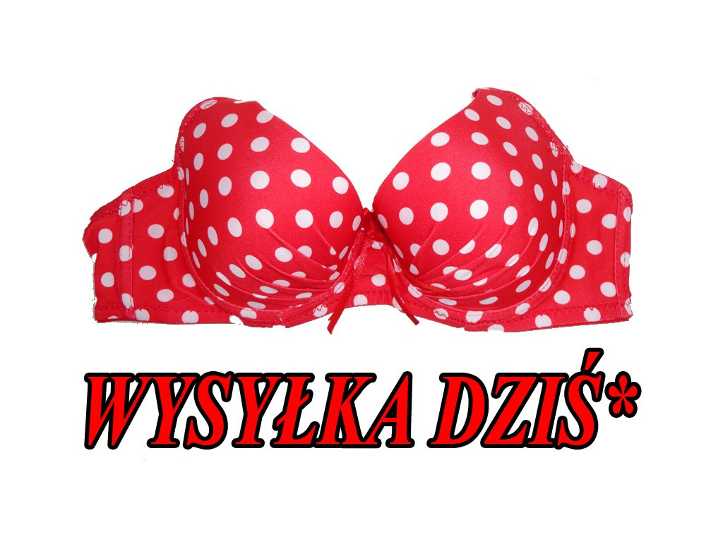 BIUSTONOSZ CZERWONY PROFILOWANY GROCHY - 1