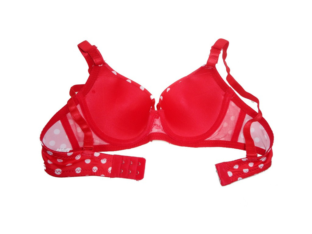 SOUTIEN-GORGE EN FORME DE POIS ROUGE - 3