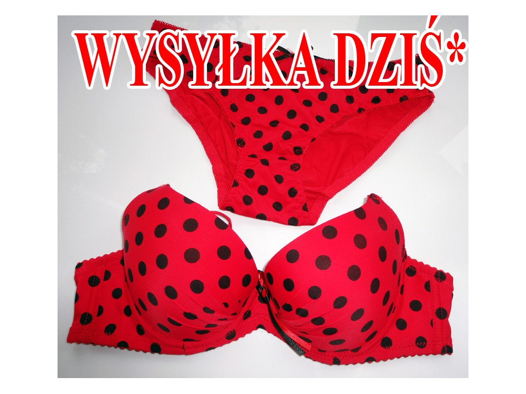 KOMPLET BIELIZNY BIAŁY GŁADKI BŁYSZCZĄCY