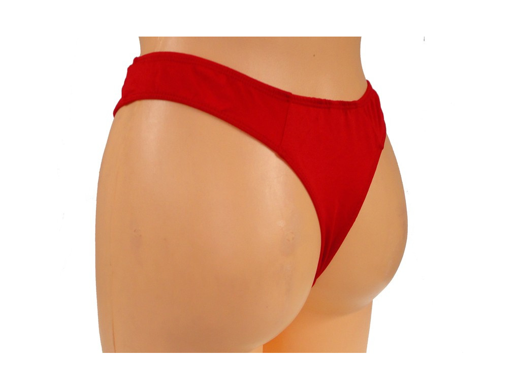 CULOTTE D'HOMME DRÔLE STRING ROUGE PLUTON - 4