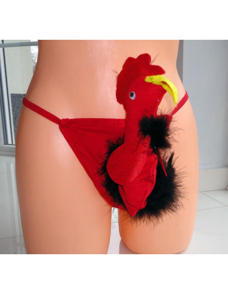 FUNNY PANTIES KOGUCIK STRING CORN - 2