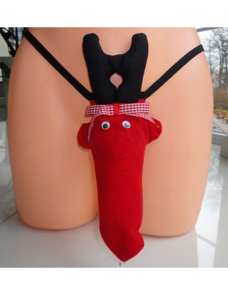 FUNNY MEN'S PANTIES REINDEER THONG - 2