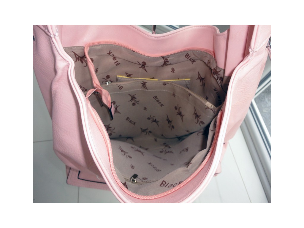 ROSA TASCHE GROßER ÖKOLEDER-ZIRKONIA A4 - 4