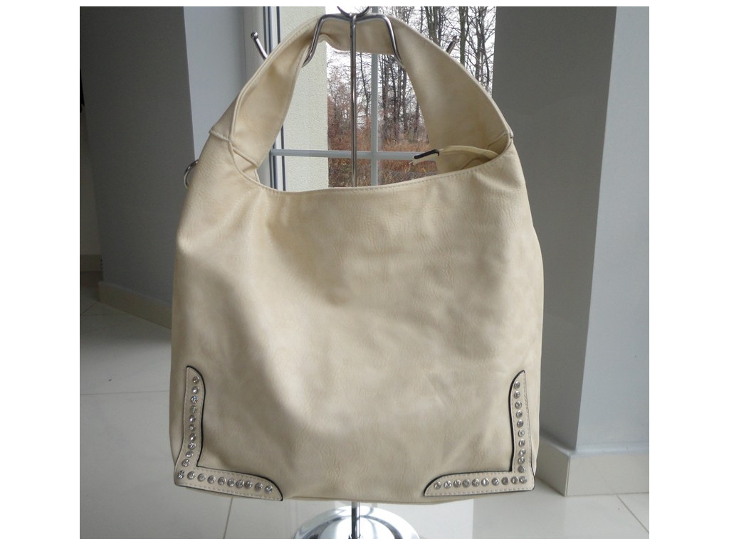 GRAND SAC EN CUIR ÉCRU ÉCO ZIRCONE A4 - 2