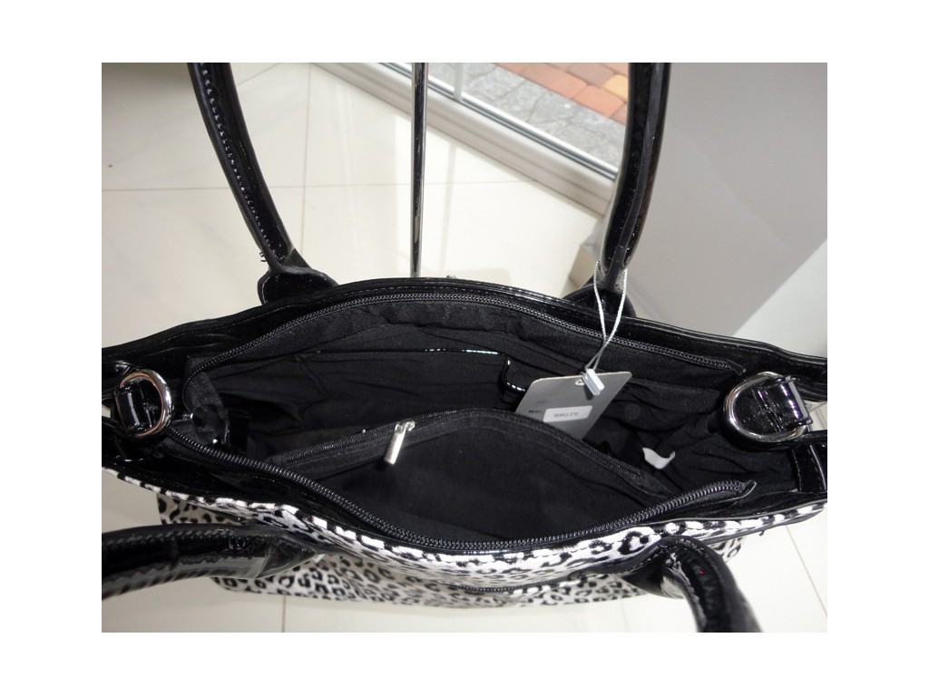 SAC DE BUZUNAR ALB LACUIT - 4