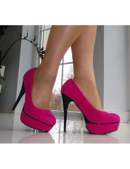 PINK PINK BOTY VYSOKÁ PLATFORMA