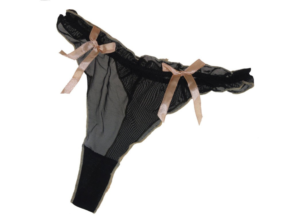 BEIGE MESH T-SHIRT BLACK CORSET - 4