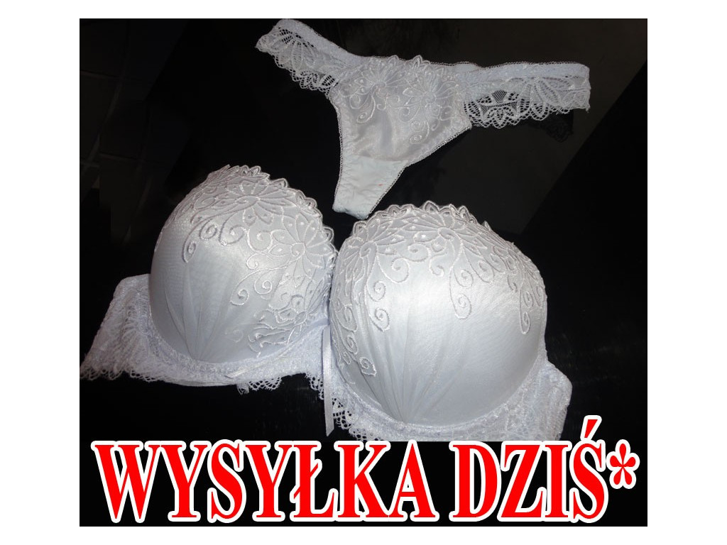 KOMPLET MAKSYMALNIE  POWIĘKSZAJĄCY BIAŁY