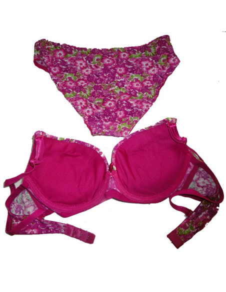 Lingerie set push up bra with panties - 3