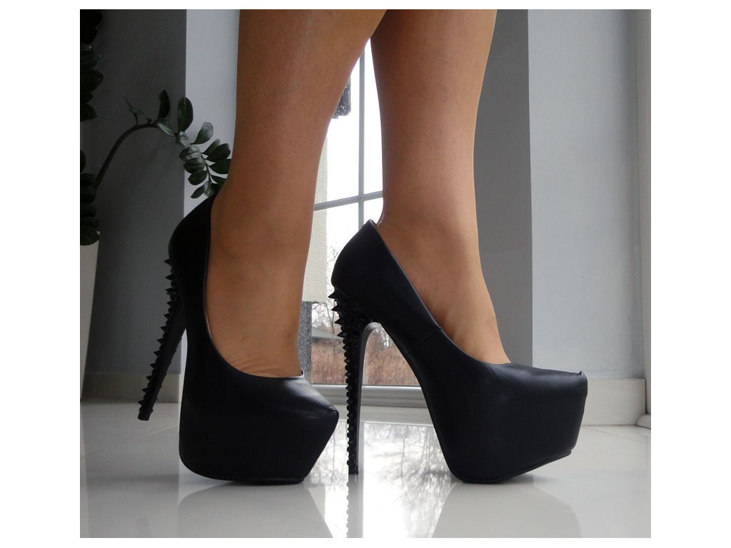 16 CM PINS HIGH BLACK MATT SPIKES - 3