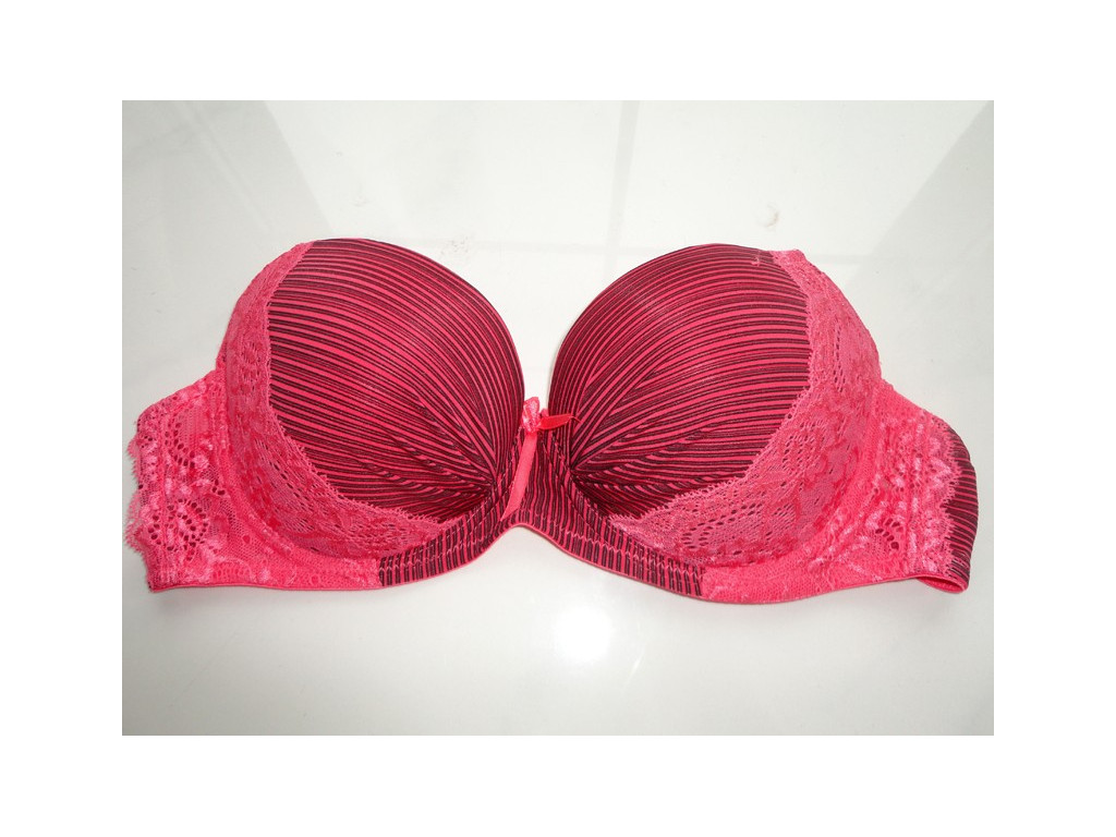 PINK LACE SEXI PLUMPING BRA - 2