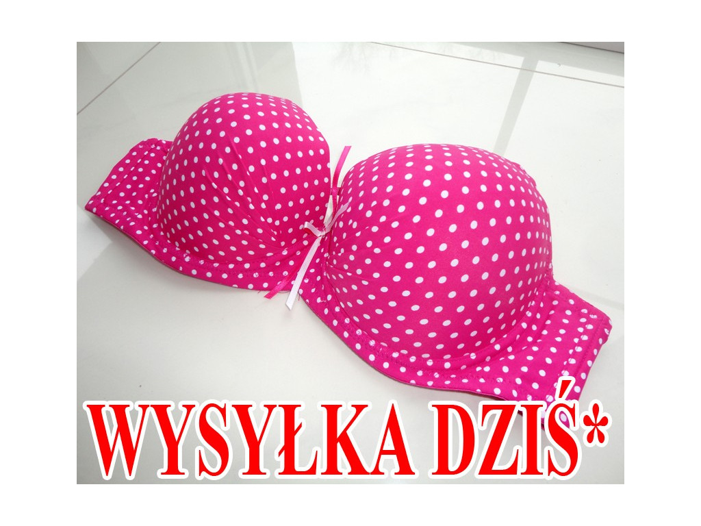 DIDINANTI LIEMENĖLĖ ROŽINĖ BALTA TAŠKUOTA - 1