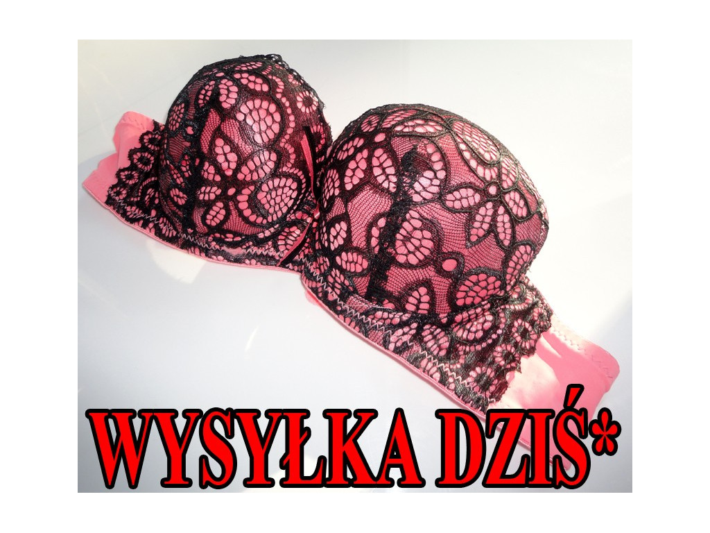 PODPRSENKA ČIERNA ČIERNA SEXY ČIPKA - 1