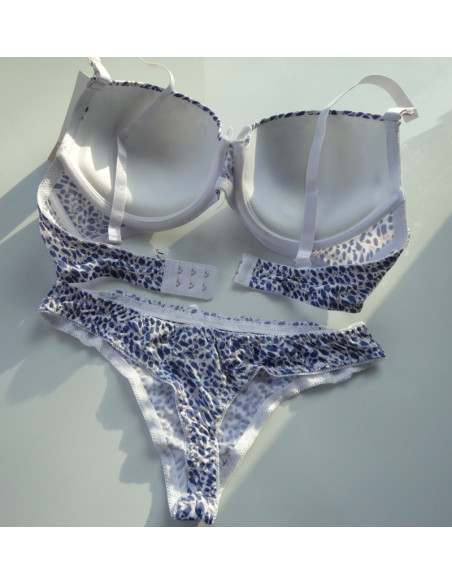 A SET OF LINGERIE GRAPHITE WHITE PANTHERS  - 3