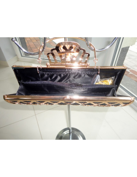 EVENING BAG BLACK GOLD ACCESSORIES - 5
