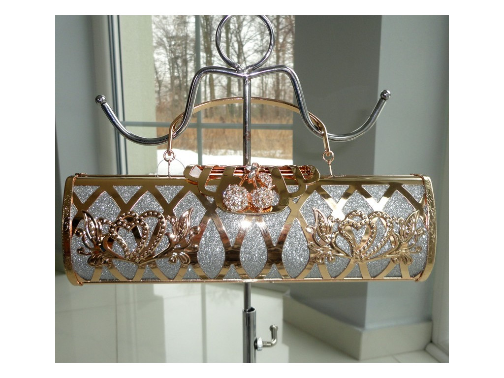 SAC DE SOIRÉE ACCESSOIRES ARGENT OR - 3