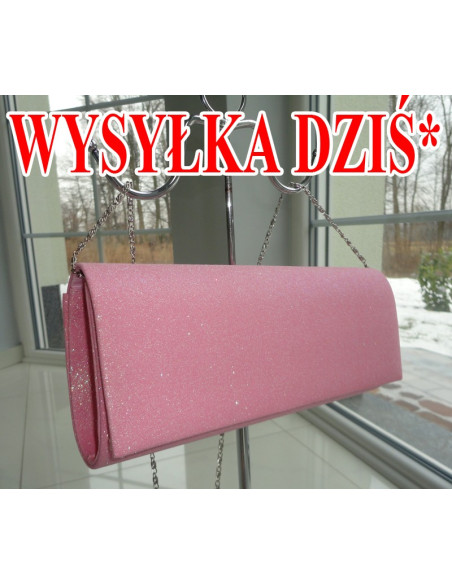 EVENING BAG PINK ENVELOPE PINK - 1