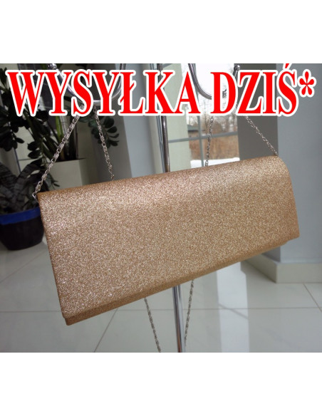 TOREBKA WIECZOROWA ZŁOTA KOPERTÓWKA