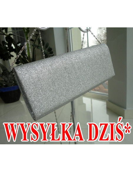 TOREBKA WIECZOROWA SREBRNA KOPERTÓWKA