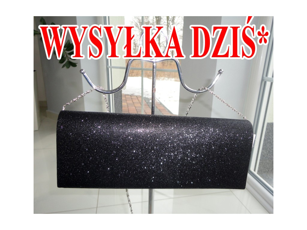 ČIERNA VEČERNÁ SPOJKOVÁ TAŠKA - 1