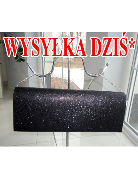 TOREBKA WIECZOROWA CZARNA KOPERTÓWKA