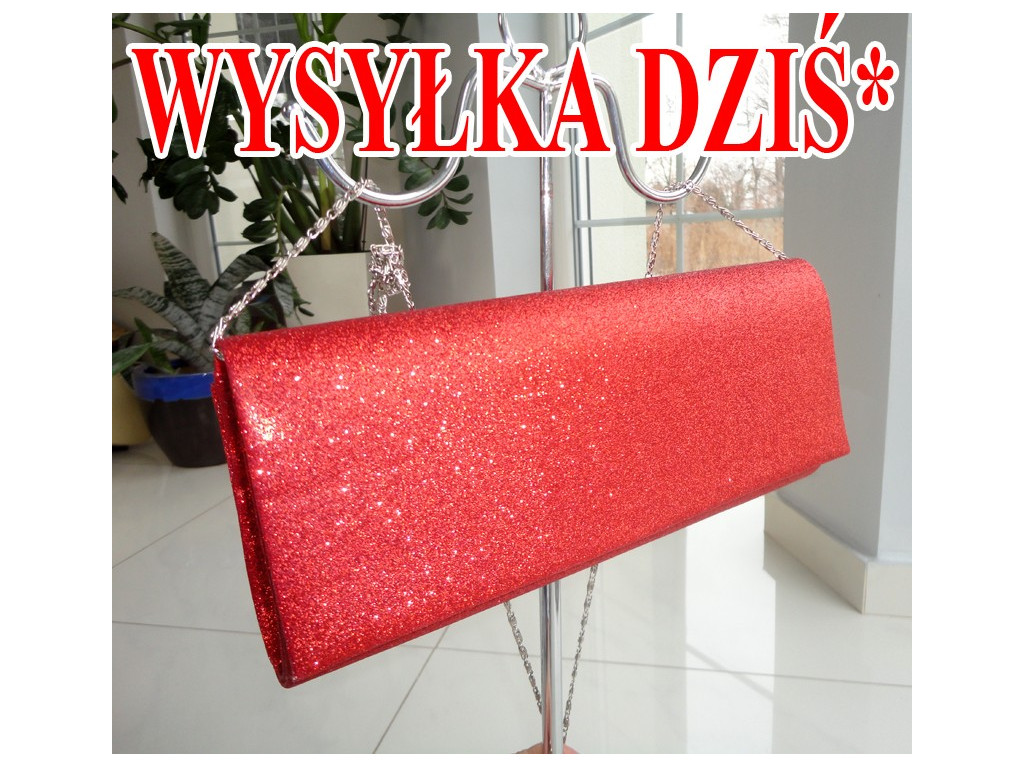 TOREBKA WIECZOROWA CZERWONA KOPERTÓWKA