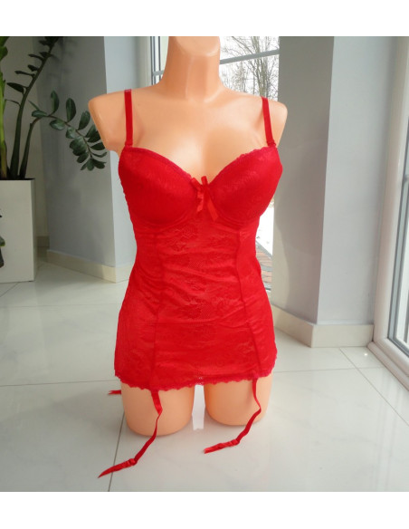 CORSET ROUGE SEXY AUX HANCHES  - 2