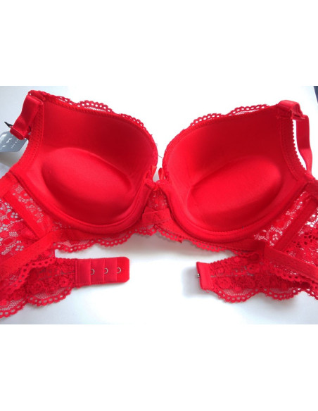 RED BRA ENLARGING LACE - 3