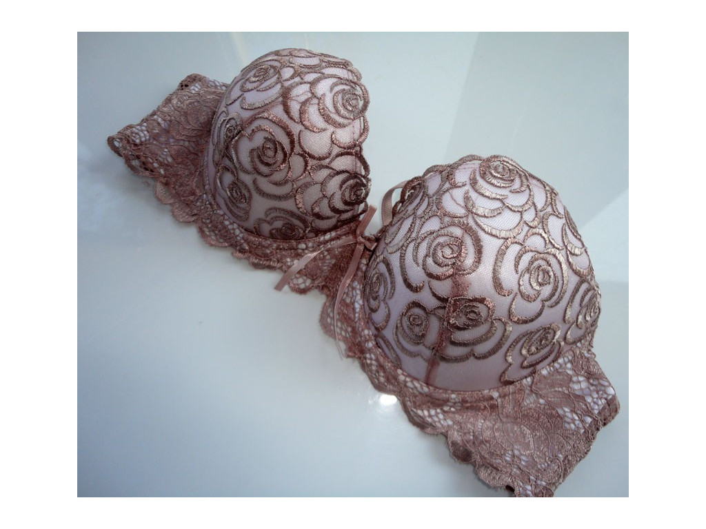 ÉLARGISSEMENT BEIGE SOUTIEN-GORGE PUSH UP - 2
