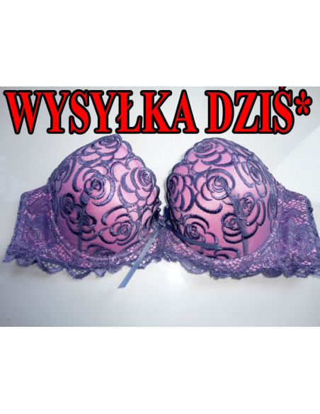 BIUSTONOSZ PUSH UP POWIĘKSZAJĄCY GRAFITOWY