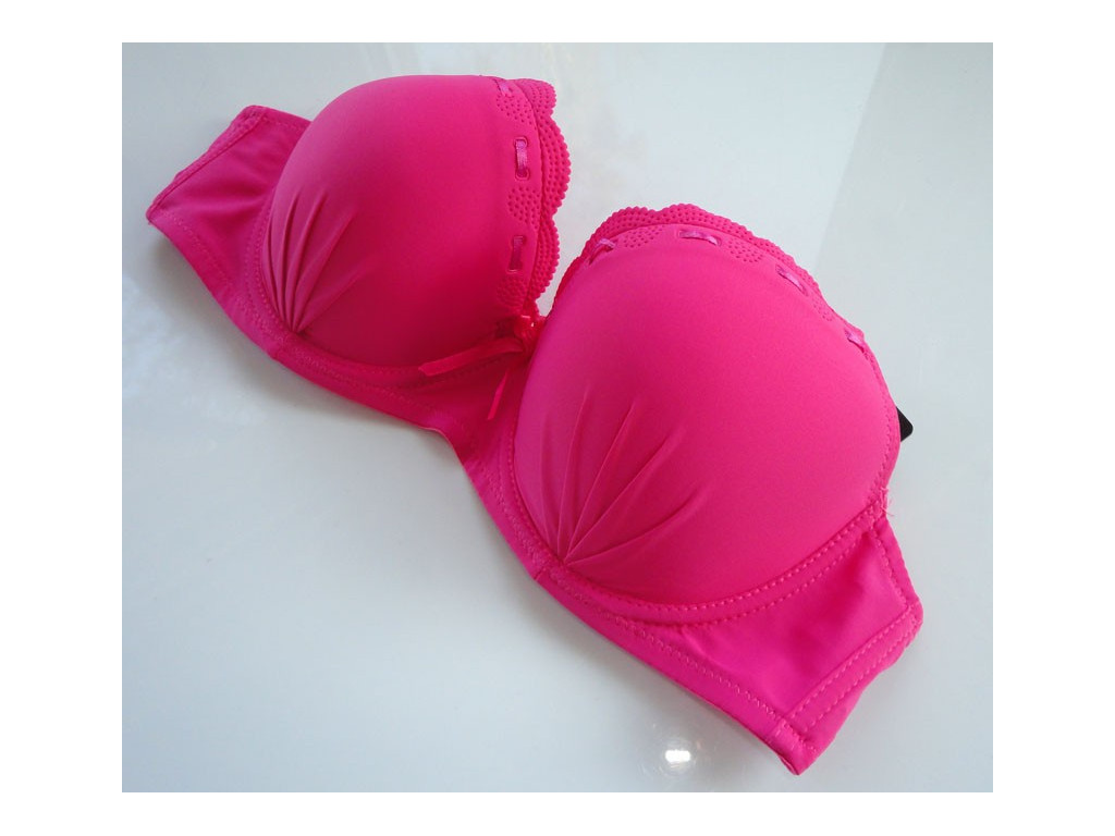 SMOOTH PINK MODELLING BRA - 2