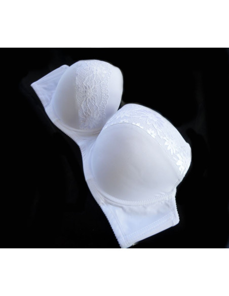 WEIßER BH MIT MODELLIERSPITZE - 2