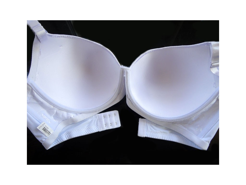 SOUTIEN-GORGE EN SATIN BLANC GROSSISSANT - 3