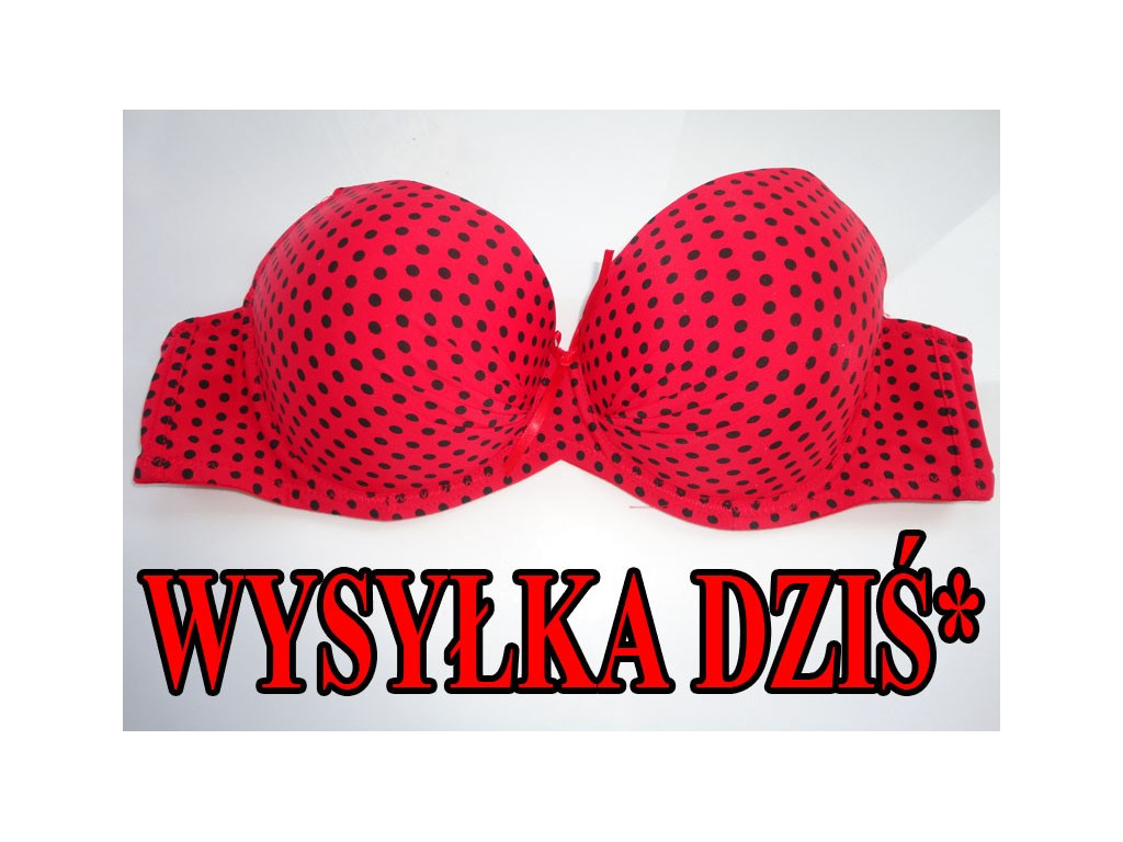 PODPRSENKA ČERVENÁ ČIERNA HRASOVÁ MAXI - 1