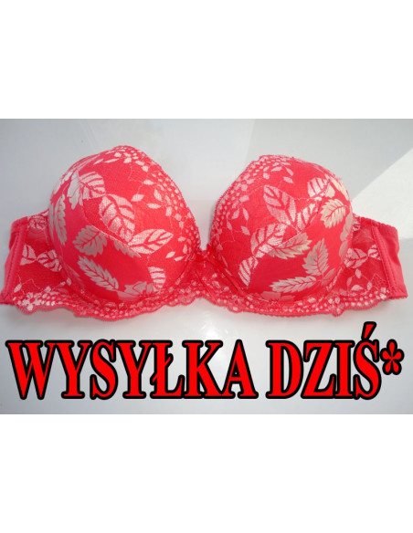 BIUSTONOSZ KORALOWY POWIĘKSZAJĄCY MAXI